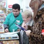 Партийцы проверили весы в 35 магазинах Ханты-Мансийска
