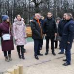 Благоустройство в рамках партпроекта «Городская среда» парка «Дубки» вошло в завершающую стадию