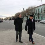 Депутат Государственной Думы Евгений Серпер и глава г.о.Сызрань Николай Лядин оценили качество ремонта городских дорог