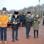 В Янтиковском районе состоялось торжественное открытие спортивной площадки для сдачи норм ГТО