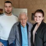 Ленинский район: Ветераны Великой Отечественной войны продолжают принимать поздравления