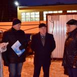 Партийцы Балашихи проверили ход строительства пристройки к школе №8 в микрорайоне Кучино