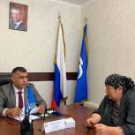 Депутат Народного Собрания РД Эрик Ибрагимов провел прием граждан