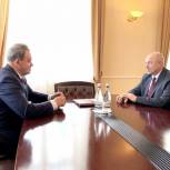 Валерий Лидин и Евгений Лебедев обсудили положения Послания Президента России Федеральному Собранию 