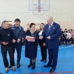 В Доме культуры села Заокское открыли обновленный спортивный зал