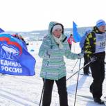Саратовские партийцы приняли участие в «Лыжне России»