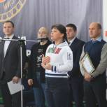 Анна Дю поприветствовала участников Первенства республики по вольной борьбе