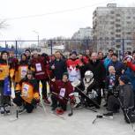 В Ленинском районе состоялись соревнования по хоккею