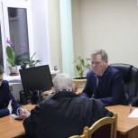 Евгений Кадышев провел очередной прием граждан по личным вопросам