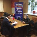В Лобне Николай Курицын провел прием населения