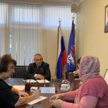 Депутат Народного Собрания РД Давуд Сулейманов провел прием граждан