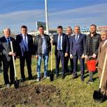Памятную аллею высадили в Тихорецком районе