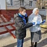 Партийцы- волонтёры помогают старшему поколению Западного округа