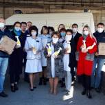 Медицинские учреждения Красноармейского района Волгограда получили дополнительный запас дезинфицирующих средств