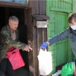 Активисты волонтерского штаба доставляют продукты и медикаменты нуждающимся Порецкого района