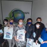 В Урюпинске и в Волжском сотрудникам социальных организаций передали  средства индивидуальной защиты