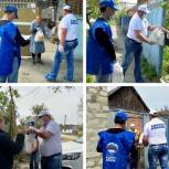 Волонтеры помогли жителям селения Прималкинское