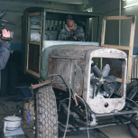 Волонтеры восстановили автомобиль времен Великой Отечественной войны