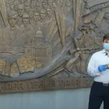 По поручению ветеранов партийцы возложили цветы на Широкореченском мемориале (ВИДЕО)