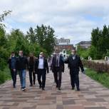 В рамках партийного проекта  «Городская среда»  в парке им. Гагарина приступили ко второму этапу реконструкции