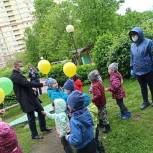 В Пушкинском округе партийцы курируют ремонт веранды детского сада «Снежинка»