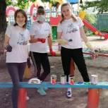 Активисты Молодой Гвардии Шилкинского района привели в порядок детскую площадку ГУСО ШСРЦ «СИБИРЯК»