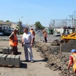 Партийцы проверили в Кургане ремонтную дорожную кампанию