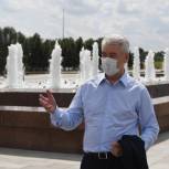 Сергей Собянин открыл сезон фонтанов в Москве
