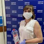 Волонтеры Караидельского района получили антисептики