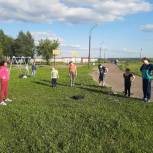 В Белоозерском округе проходят занятия спортом на свежем воздухе