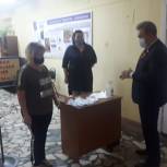 Валерий Лидин проверил готовность участковой избирательной комиссии к проведению голосования по вопросу одобрения изменений в Конституцию