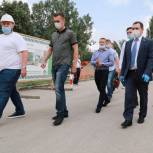 Новосибирские единороссы проконтролировали строительство самого крупного объекта благоустройства на территории региона 