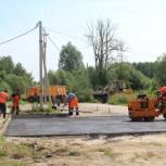 В Гордеевке ведется работа по благоустройству дворовых территорий