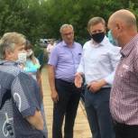 Благодаря помощи депутата отремонтирован пешеходный мост через озеро в микрорайоне Сортировочный  Нижнего Новгорода