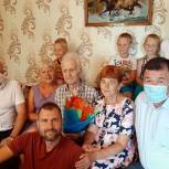 Ермек Алкулов поздравил ветерана с юбилеем