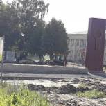 В его рамках партпроекта «Городская среда» в Шемышейском районе реконструируется площадь Славы