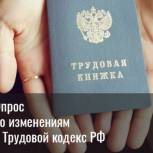 Приемная «Единой России» проводит опрос граждан по изменениям в Трудовой Кодекс
