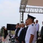 В Каспийске впервые состоялся военно-морской парад