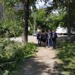 В Саткинском районе проверили состояние объектов «Городской среды», благоустроенных в 2019 и 2020 годах