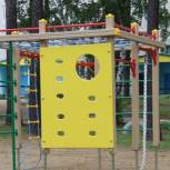 Игровые площадки установили в детсаду в Саянске в рамках проекта «Народные инициативы» 