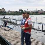 Депутат помог стройматериалами водно-спортивной базе областной школы по гребле на байдарках и каноэ