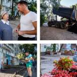 Депутат помог отремонтировать двор в Пскове