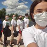 Добровольцы в Беловском районе провели экологическую акцию