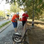 Активисты Ленинского местного отделения провели субботник в городском парке