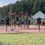 В Никольске открыли современную спортивную площадку