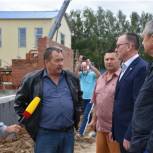 Строительство 25-метрового бассейна в селе Аликово идет по графику