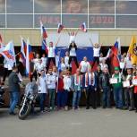 К Дню флага России в Воскресенске прошел автопробег