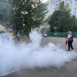 На северо-востоке Москвы партийцы организовали занятия по пожарной безопасности