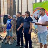 В Менделеево появилась площадка для воркаута