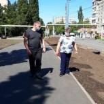 Общественный совет проверил устранение замечаний по ремонту и реконструкции тротуаров в Ленинском районе